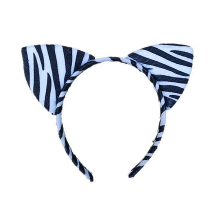Animal Plush Ears Headband Cute Cartoon Hair Head Hoops Hairband For Women Girls Makeup Washing Hair Accessories