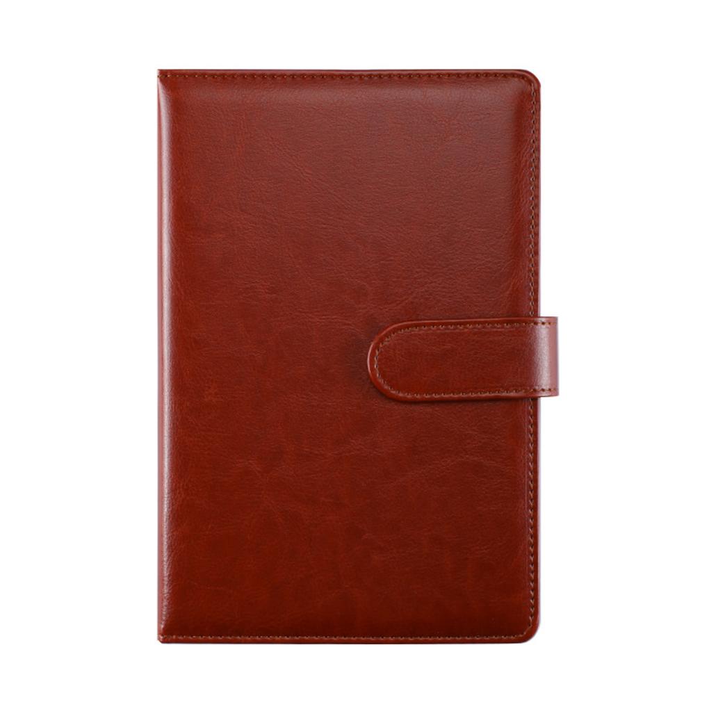 

Notebook Transverse with Jotter Take Notes Keep Diary Journals PU Christmas Halloween Thanksgiving Gift Business Home коричневий