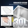 30L Ultrasonic Cleaner Machine Stainless Steel Ultrasonic Cleaning Machine Digital Heater Timer Jewelry Cleaning for Commercial Personal Home Use(30L)