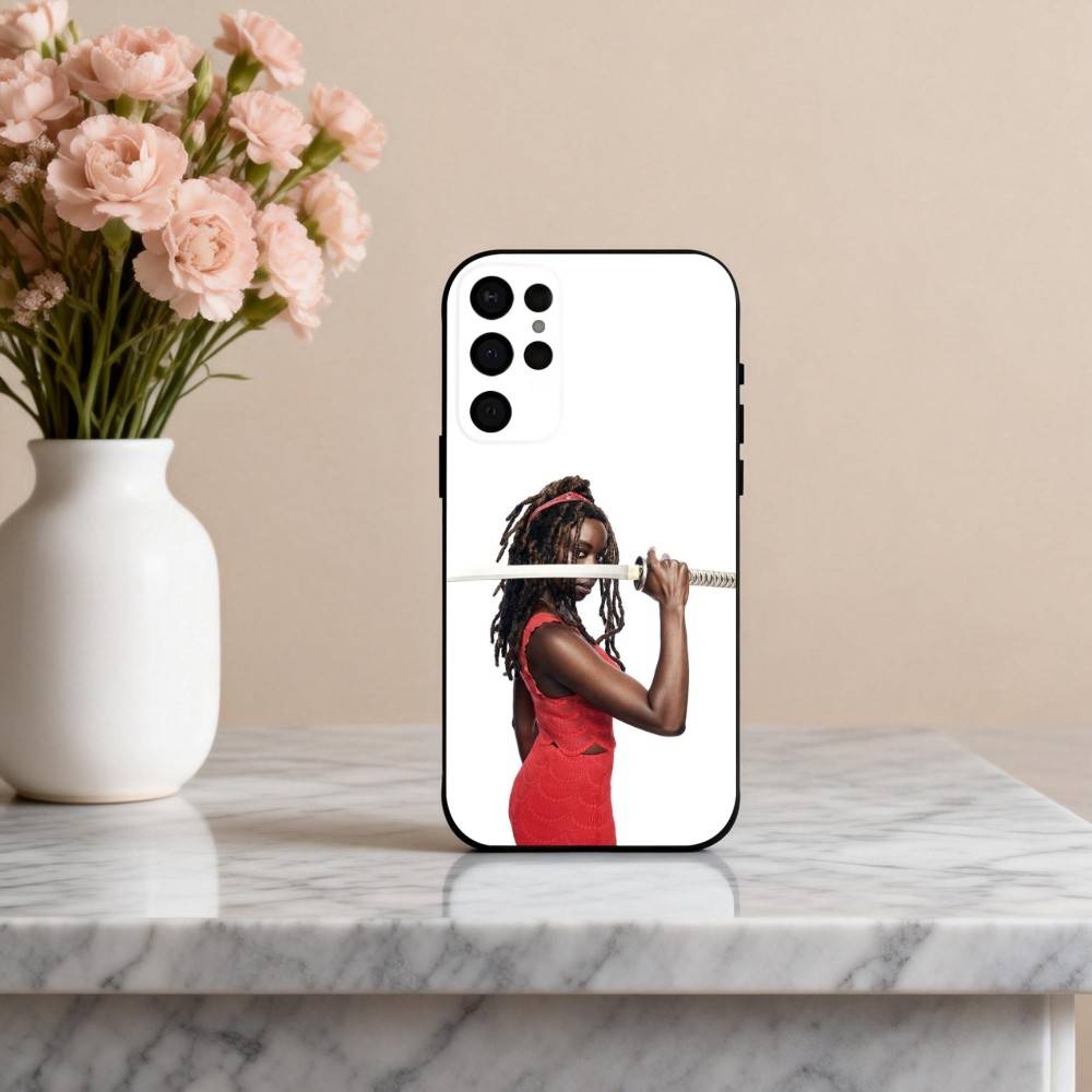 Brilliant D-Danai G-Gurira Actress Phone Case For Samsung S25,S24,S21,S22,S23,S30,Ultra,S20,Plus,Others Soft Black Cover