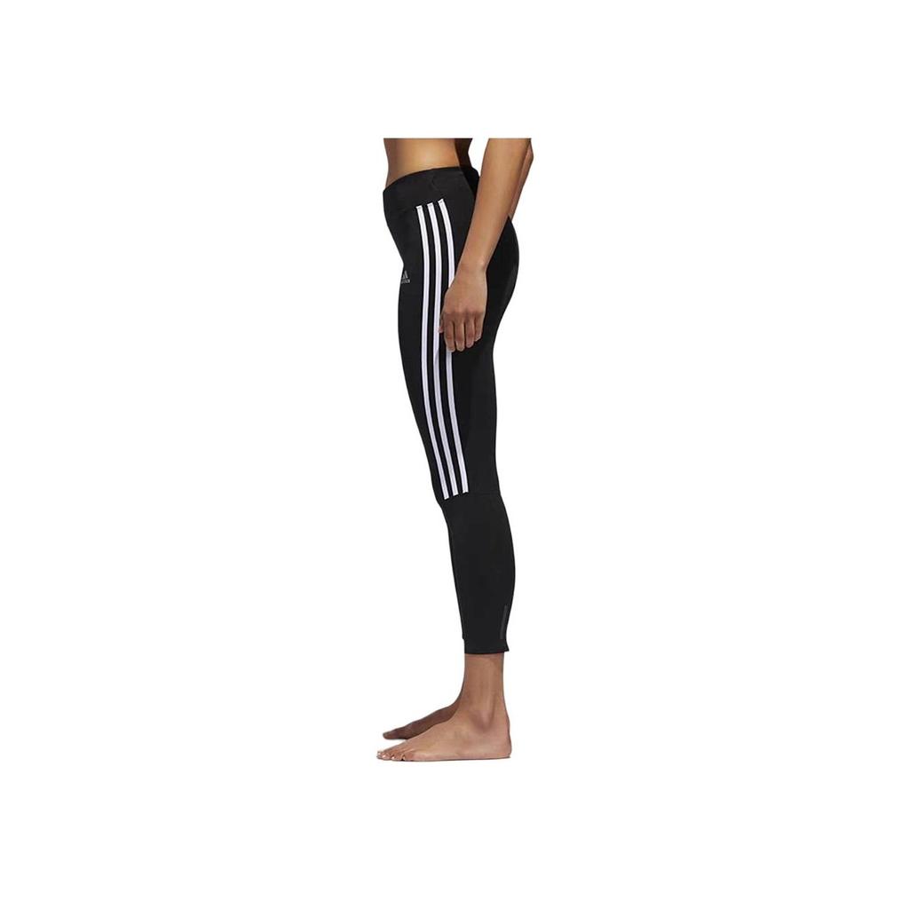 Adidas Logo Print Striped Outdoor Casual Sports Long Pants Women bottoms Black CZ8095