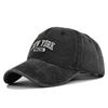 Retro Letter New York Embroidery Baseball Cap Visor Washed Cotton Baseball Hats Adjustable Peaked Cap For Man Women