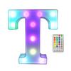 Colourful LED Letter Lights with Remote 4 Flashing Modes Adjustable Easy to Hang Party Bar Decorations Light