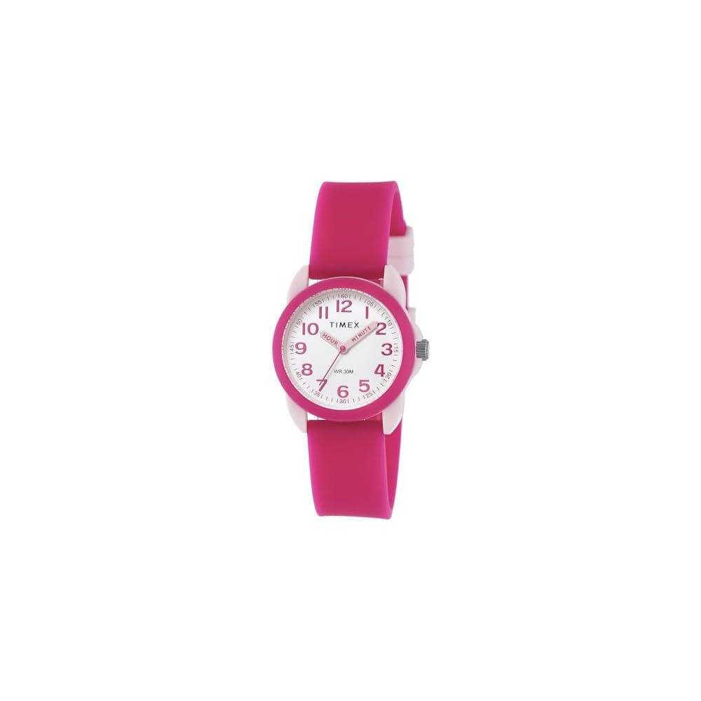 Timex Kids Quartz Watch 30M Water Resistant Acrylic White Dial Unisex