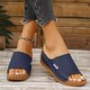 Fashion 2025 Hot Sale Female Shoes Plus Size Open Toe Women's Slippers Casual Platform Wedges Sandals Outdoor Daily Comfortable