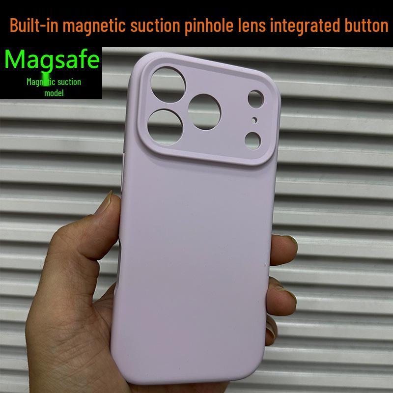 

Magnetic Suction Liquid Silicone Case for iPhone 17 Pro Max - Full Coverage, Fine Hole Design 17