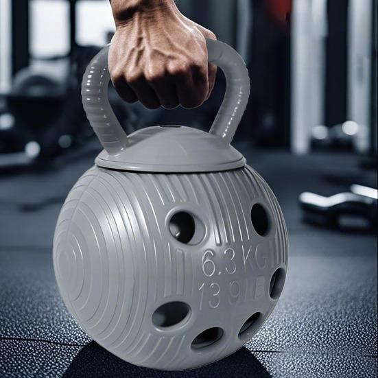 

Наповнена водою гиря зі знімною ручкою Силові тренування Регульована вага гирі Чоловіки Жінки Тренування для всього тіла Домашній спортзал Гантель S чорний