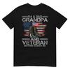 Ich bin ein Vater Großvater und Veteran Vatertag Veteranentag T-Shirt