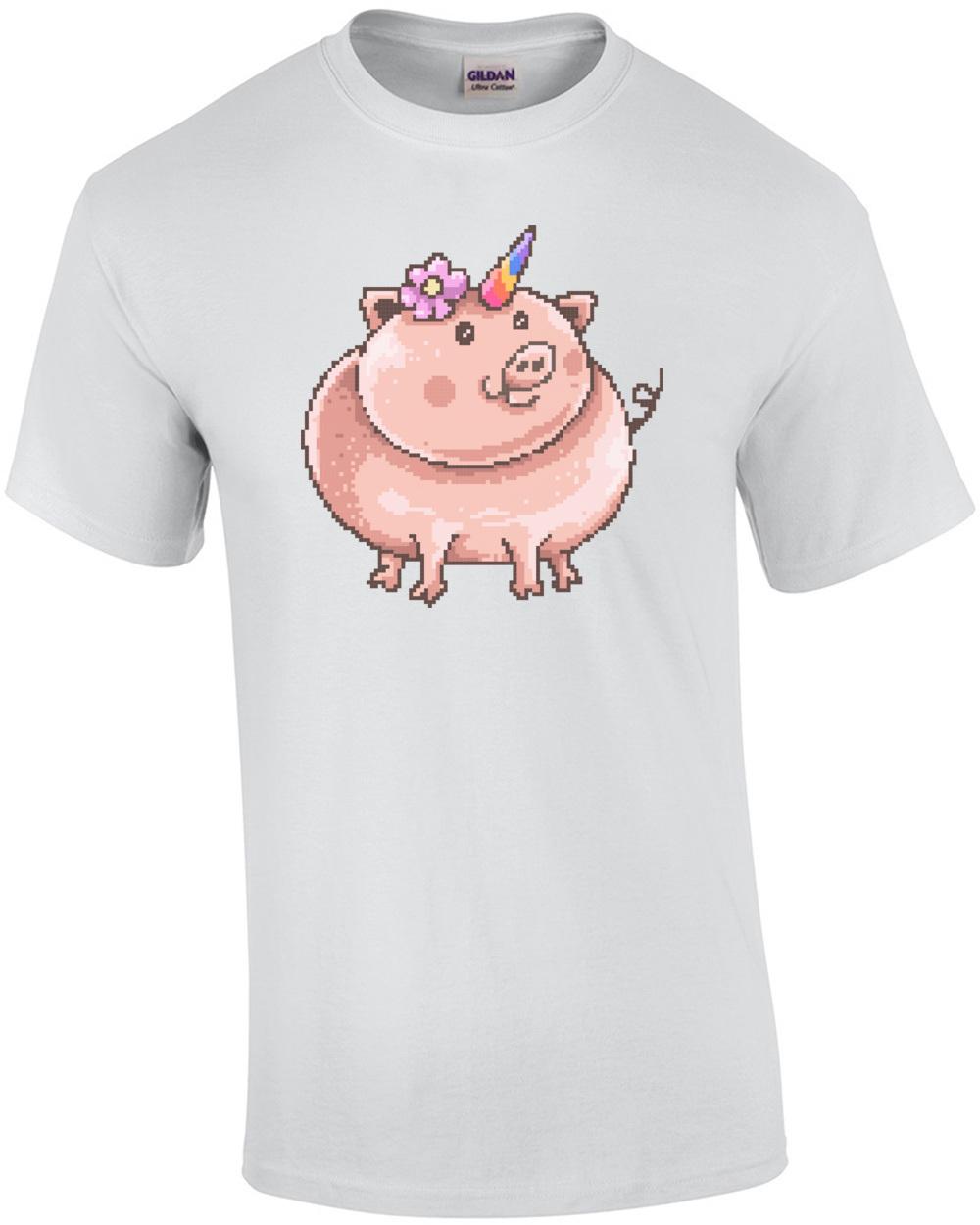 Piggycorn Cute Retro T-Shirt Unisex T-Shirt XL