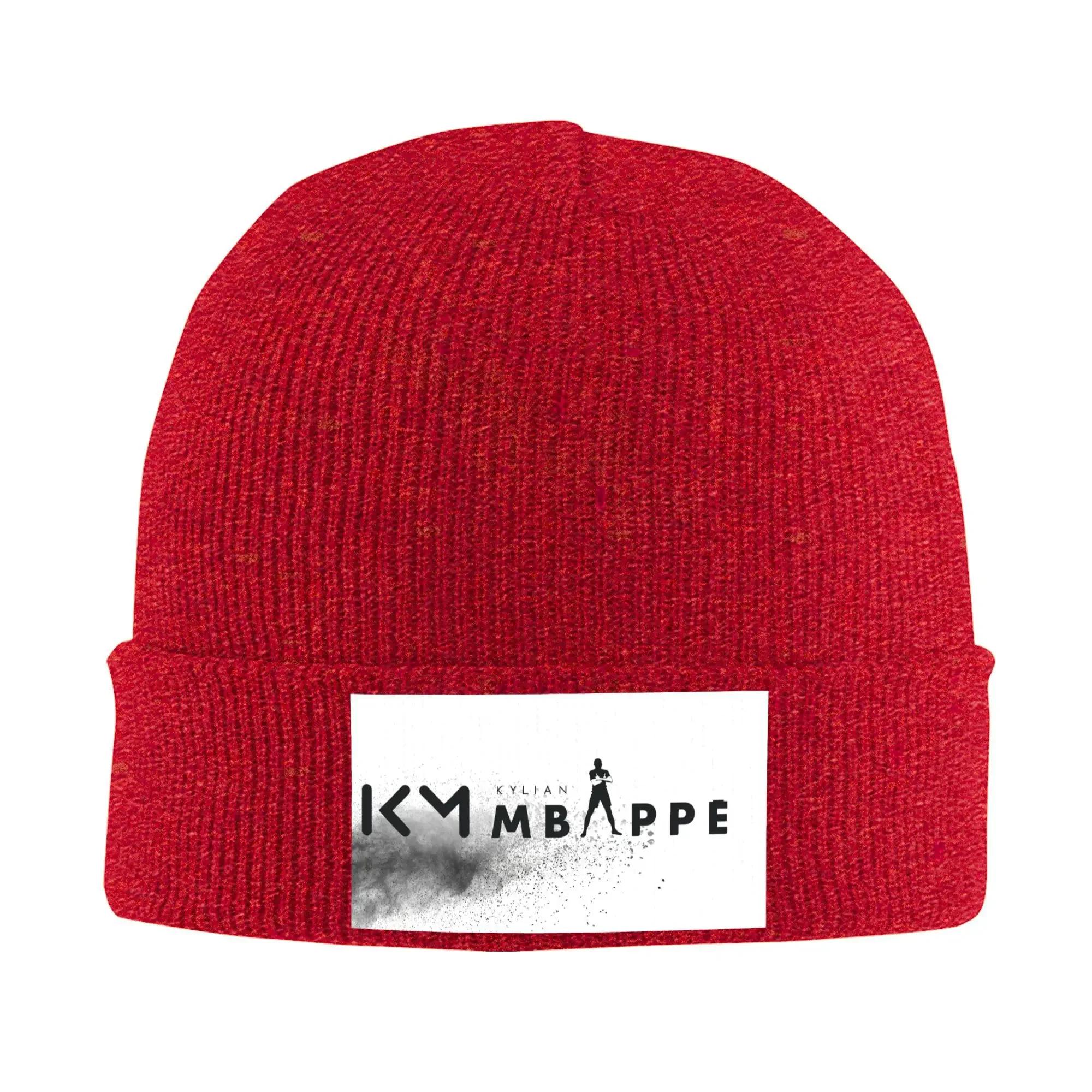 

Custom KMMbappes Soccer Bonnet Hat Fashion Knit Hat Unisex Women Unisex Warm Winter Skullies Beanies Caps One Size