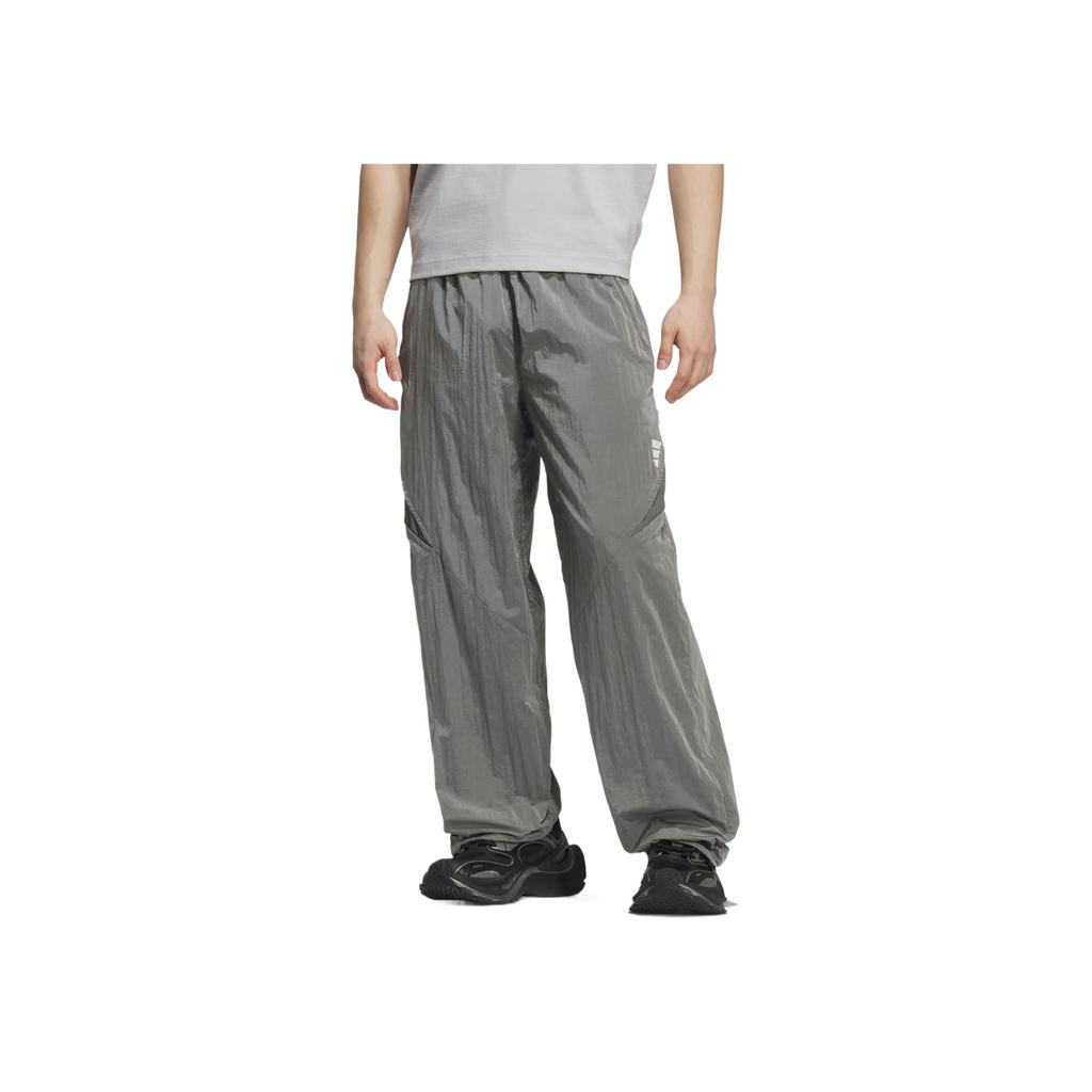 Adidas Fustl Foswovent Tracksuit Bottoms Comfortable Versatile Simple Fashion Casual Pants Men Bottoms Light-Gray KB5973