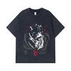 275 GSM Gewaschene T-Shirts 100% Baumwolle Berserk V9 Druck Unisex Schweres Baumwoll-T-Shirt