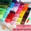 Colorful Macaron Chenille Stem DIY Kit: Creative, Handmade, for Kindergarten Craft Projects