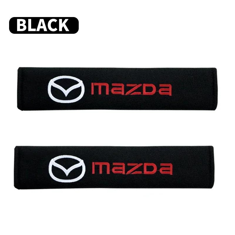 

For Mazda Car Accessories Seat Belt Turn fur Safety Belt Shoulder Cover Breathable Seat Belt For Mazda CX MX5 CX30 RX8 Miata Ate