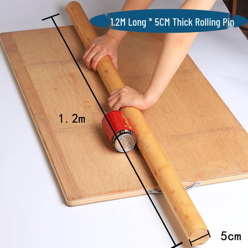 Yuzhuxun Очень длинная профессиональная цельная скалка