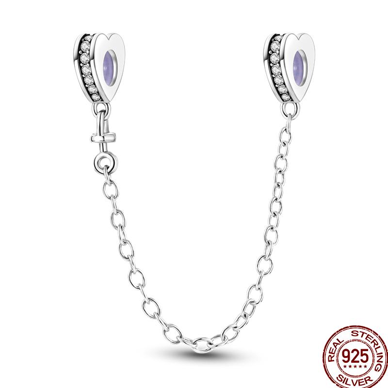 Copper Shiny Zircon Chain Series Beaded Beads Suitable For Pan Original Bracelet Diy Jewelry Gift