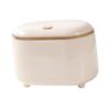 Tabletop Trash Can Compact Press Type Practical Storage Bin Small Storage Basket Coffee Table Bin for Bedroom Home Countertop