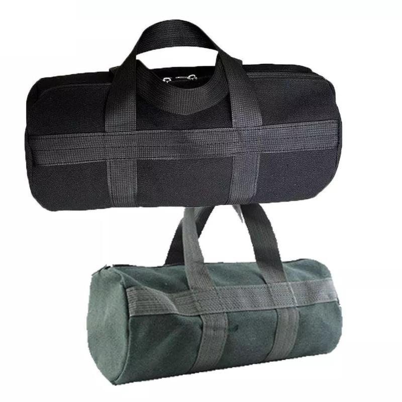 Heavy Duty Electrician Tool Bag Thick Canvas Multi-pocket Portable Waterproof Organizer for Carpenter Maintenance Workers