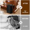 Stair Storage Organizer Stair Step Basket Stair Storage Box Staircase Baskets For Storage L-Shape Design 4mm Thick Felt Black