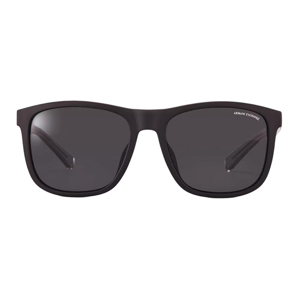 ARMANI EXCHANGE AE Sophisticated Comfort PC Square Sunglasses Men's Matte Black