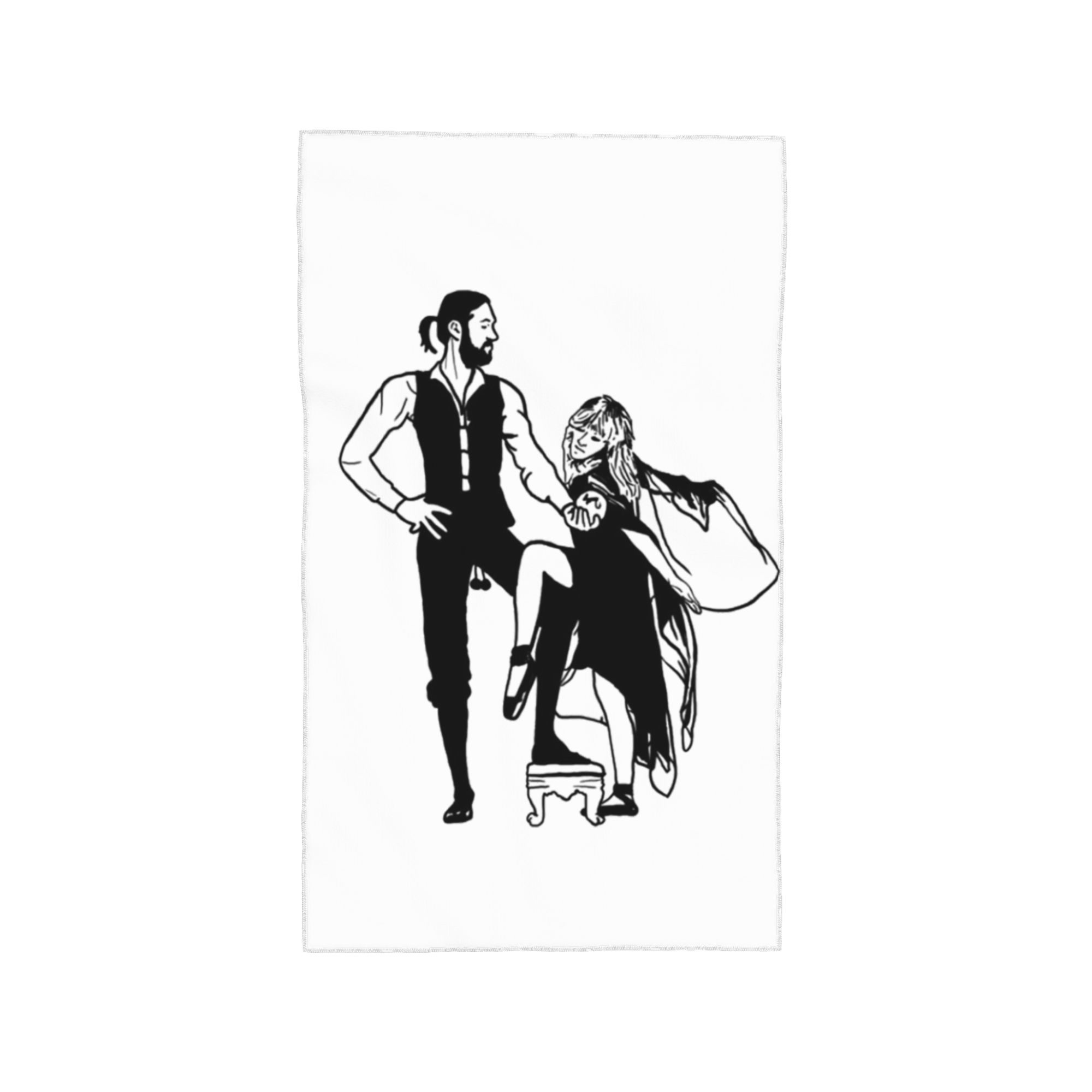 

Классический логотип Fleetwood Mac Rumours Мягкое лицевое полотенце Быстросохнущее для бассейна и ванной Хлопковые полотенца Впитывающие W40*H60(CM)