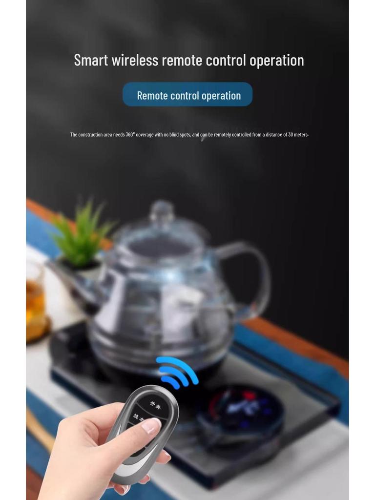 Chytrá skleněná elektrická konvice: Plně automatický bojler na horkou vodu se spodním plněním a speciální izolací pro přípravu čaje.