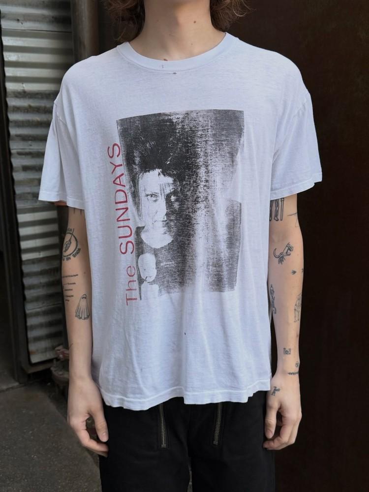 

1990s The Sundays ‘Blind’ 2 sided Remake White Short Sleeve T shirt NH26613 Unisex T-Shirt XXXL