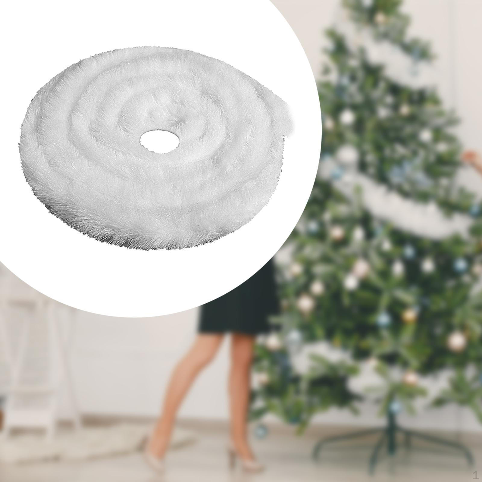 

Рождественские полоски искусственного меха шириной 5 см для отделки пальто гирляндами венками белый