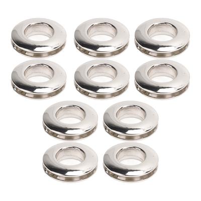 Kit d'œillets métalliques 10 pièces Œillets en alliage pour réparation de chaussures, bottes, tissu, cuir, ceinture, travaux manuels en papier, vêtements
