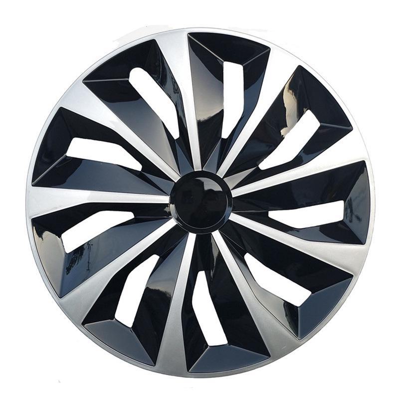 Car Wheel Hub Cover with Iron Steel Ring and Plastic Decorative Cover In Various Sizes 12-17 Inches.
