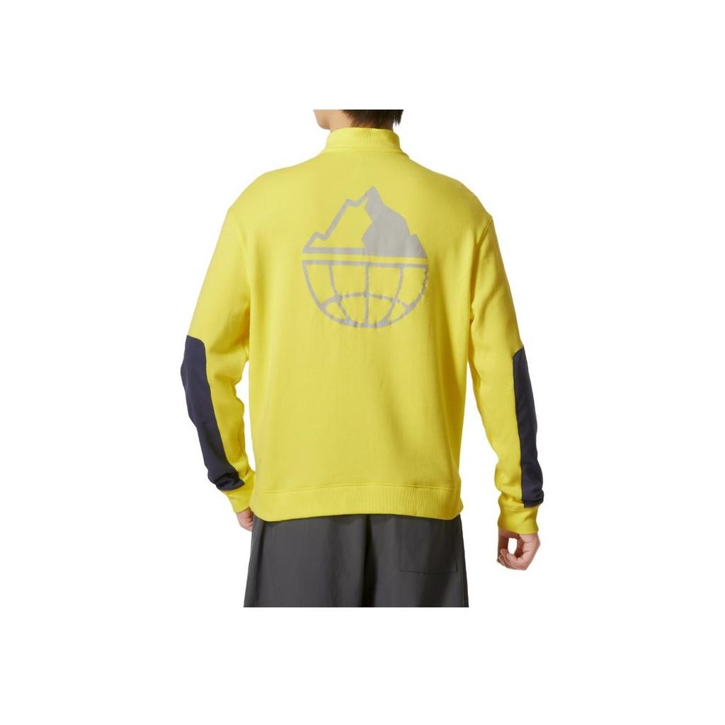 Under Armour Color Block Half Zip Sports Hoodie Men Hoodies Yellow 1374544-720