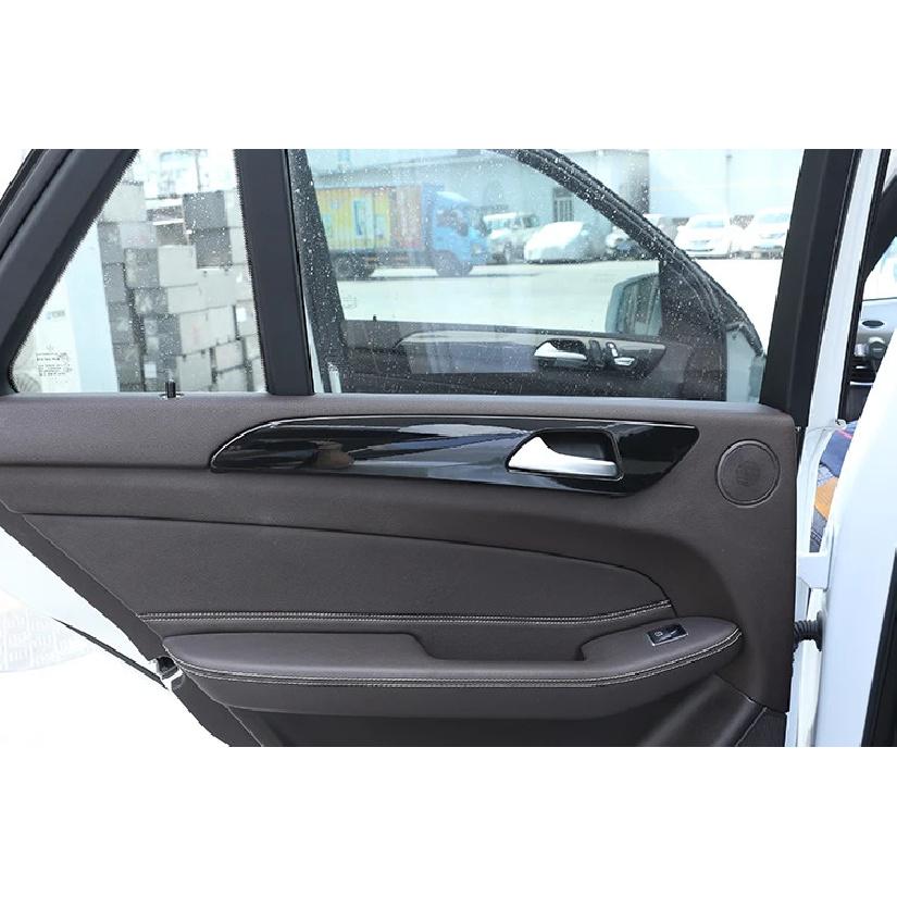 For Mercedes Benz ML GLE GL Class GLS320 400 2012-2019 Car ABS Black Interior Door Decoration Panel Cover Trim Accessories