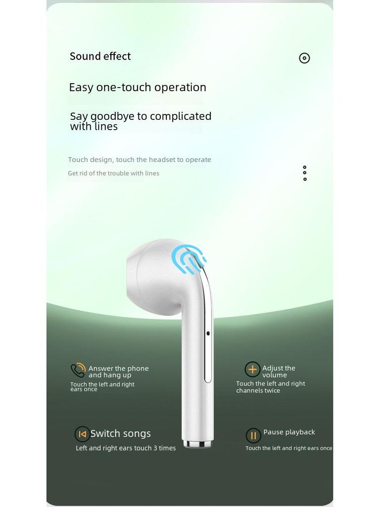 J18 Wireless Bluetooth In-Ear Noise-Reducing Sports Headset - TWS Stereo Hot New Model