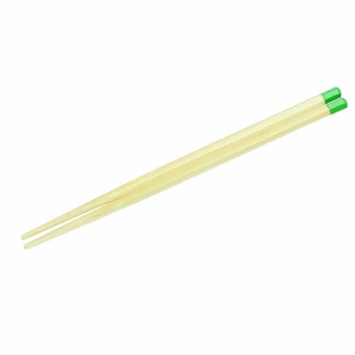 Hashisho Seiwa Hexagonal Intelligent Chopsticks, Plain (For 3rd and 4th Graders/18cm, Green)