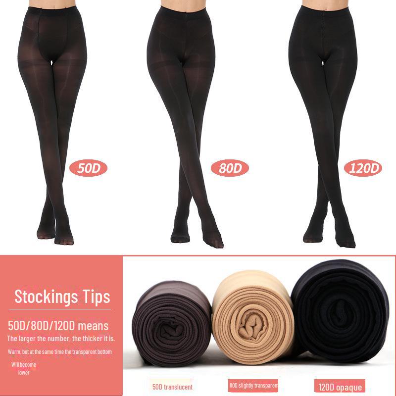 Langsha Women's Velvet Anti-Snagging Pantyhose: Spring/Autumn Medium Thickness