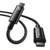 Kabel Usb-C Do Usb-C Baseus Tungsten Gold 240W 3M (Czarny)