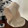Summer Hats for Women Outdoor UV Anti Neck Protection Sun Visors for Lady Fishing Hiking Wide Brim Shawl Sunscreen Ponytail Cap