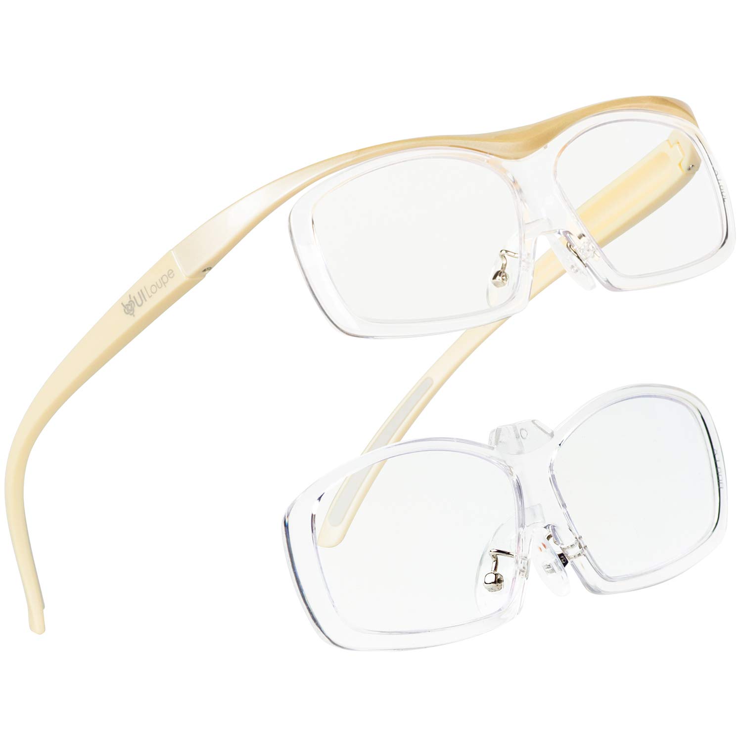 

Лупа Kenko типу Glasses, YUI Loupe, великий набір зі змінними лінзами, 2 шт., колір слонової кістки, 1,6x/1,89x, KTL-5108L-IV слонова кістка