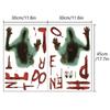 Creative Halloween Window Stickers PVC Decals Scary Automobile Exterior Deco