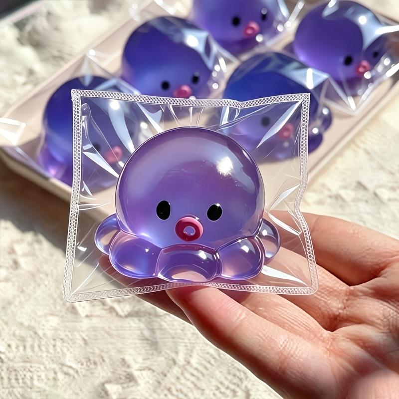 Bouncy Fun DIY Bubble Octopus Squishy Toy,Slow Rising Bubble Squishy with Mud Like Texture,Excellent Hand Feel,Perfect Gift for Holidays and Parties