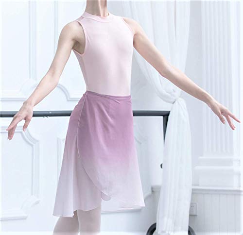ProDance Short Length Short Gradient Ballet Wrap Skirt PSL004K (Pink