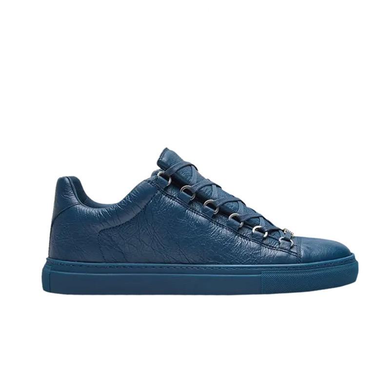 LUXSOLE High Quality Men Fashion Black White Leather Paint Splatter Low Top Casual Shoes Unisex Luxury Brand Spring Autumn Flat Shoes