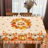 Herbst Erntedank Kürbis Ahornblätter Tischdecke Für Tischdeko Herbst Ernte Floral Küche Esstisch Tuch Hochzeitsdeko