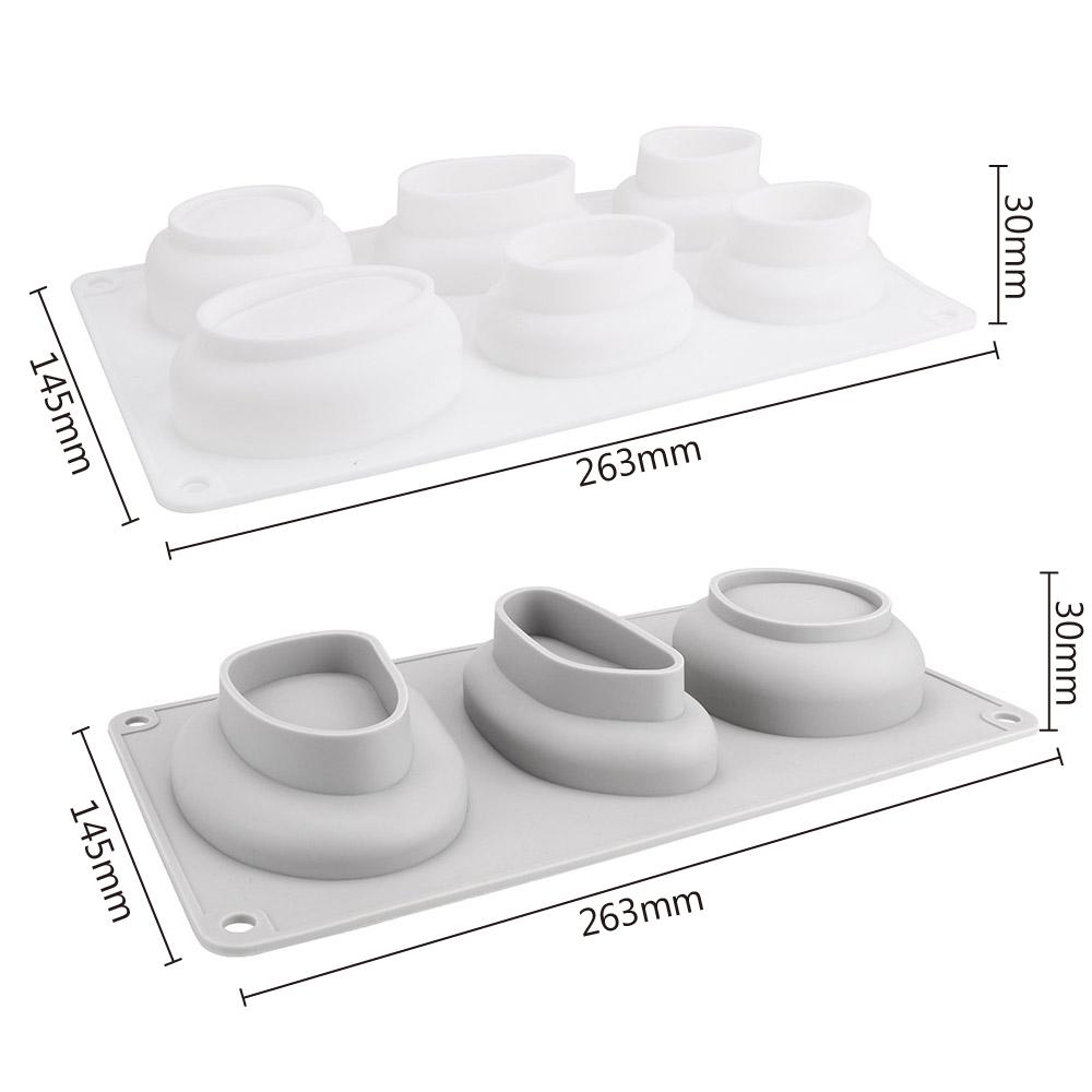 Na omítku Beton Dezert Mousse Pomůcky na zdobení dortů DIY Kulatý tvar kamene Forma na pečení Forma na pečení Silikonová forma na dort