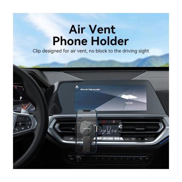 Soporte De Smartphone Para Coche Vention KCSB0- Negro