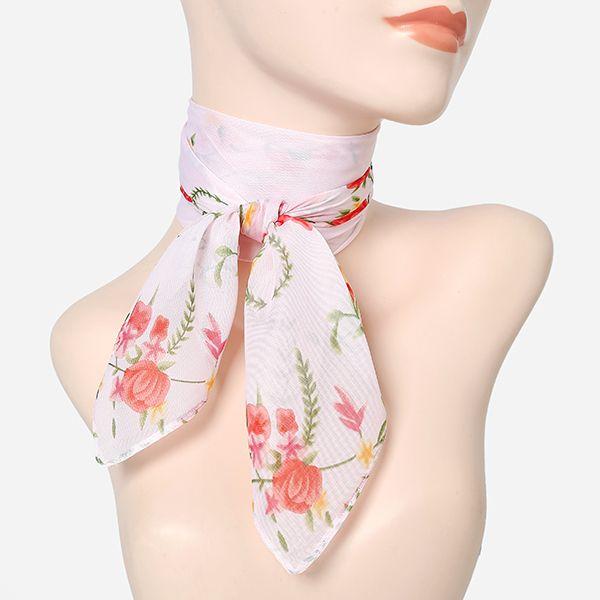 Spring Thin Square Small Handkerchief for Women Summer Decoration Fashionable Neck Protection Scarf Winter Scarf