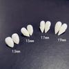 1 Pairs Halloween Costume Props DIY Decorations False Teeth Solid Glue Denture Adhesive Party Vampire Teeth Fangs Dentures Props