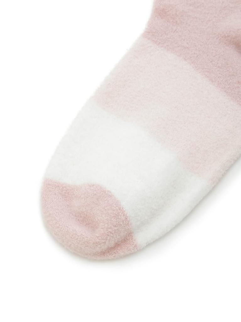 Gelato Pique Smoothy Lite Socks PWGS254521 Pink 3-Striped Women's
