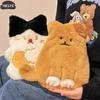 1*Rubber Fleece  The New Belly Warmer Thick Plush Hand Warmer Cute Cartoon Hot Water Bottle Warm Water Bag Multi-color Optional