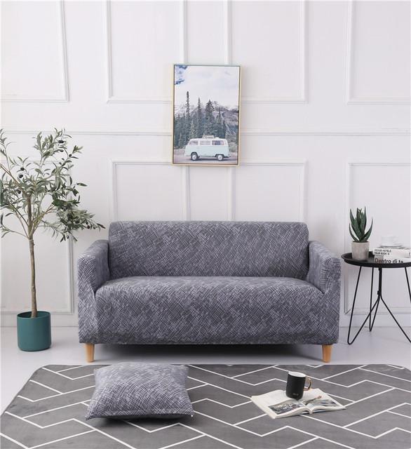 Elasticity Sofa Furniture Covers For Living Room Universal Spandex Case For Stretch Sofa Cover Non -Slip Couch Slipcovers 1 2 3 4 Seater for Home